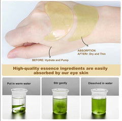 AvocaGlow Moisturizing Eye Mask Pads for Smooth Skin