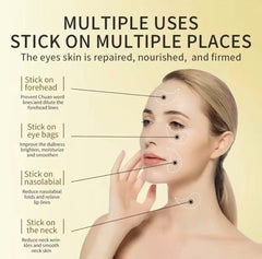 AvocaGlow Moisturizing Eye Mask Pads for Smooth Skin