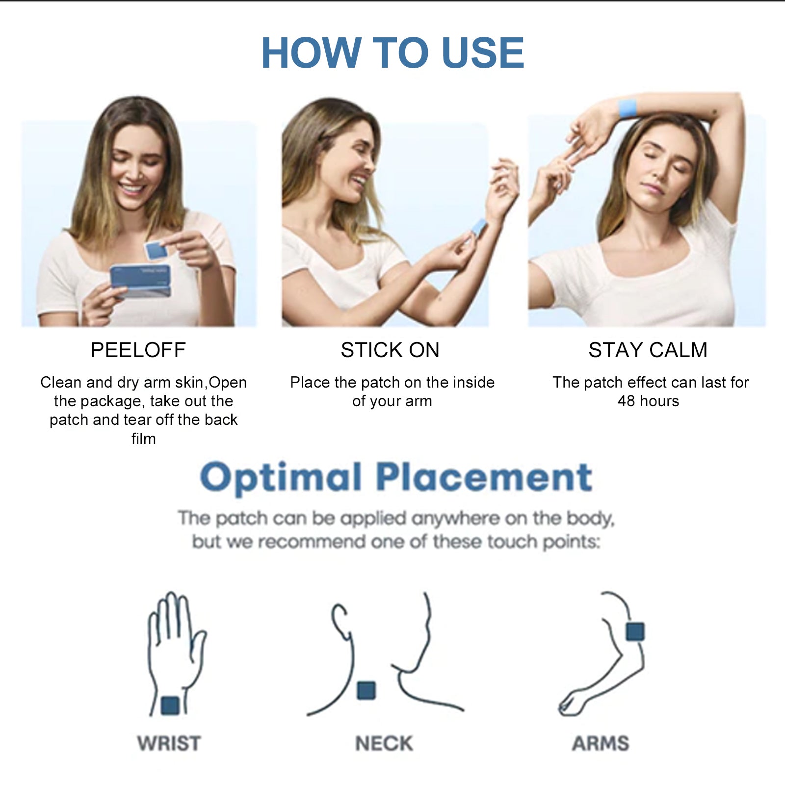 Bio-Frequency Relaxation Patch for Stress and Sleep Support