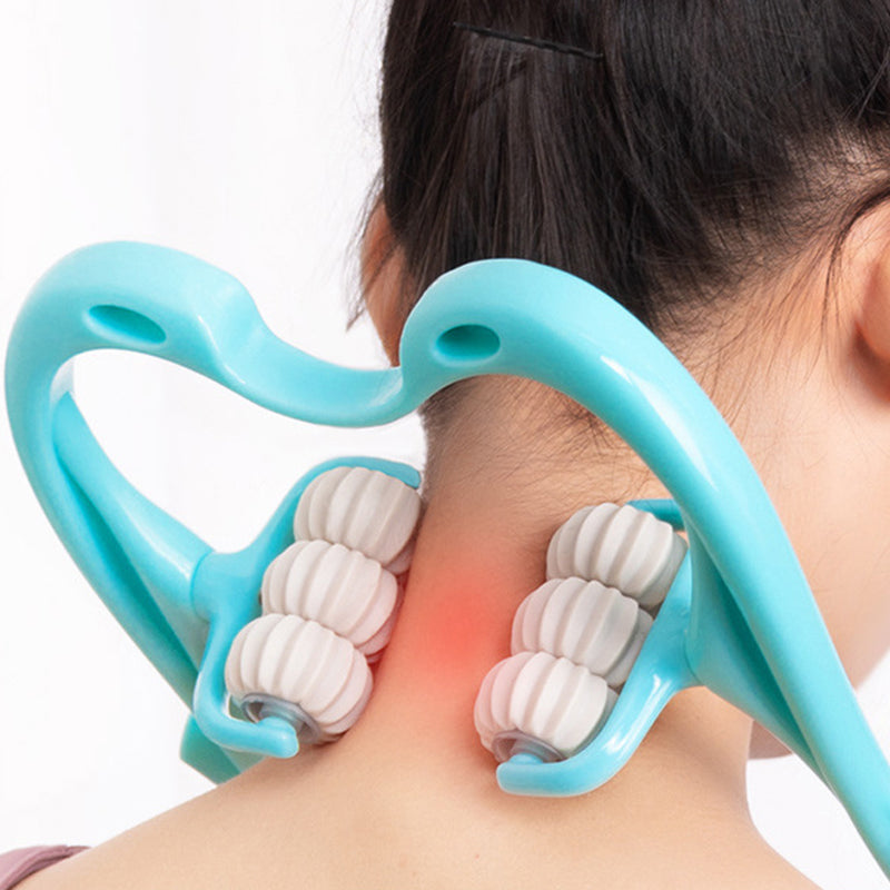 Pressure Point Neck Roller Massager for Shoulder Relief