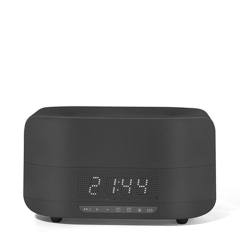 Bluetooth Flame Humidifier Speaker with Digital Clock Display