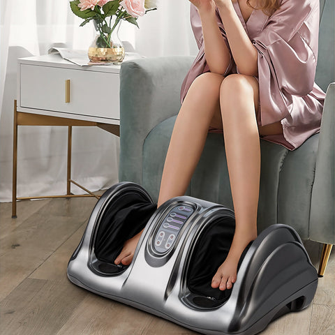 Therapeutic Shiatsu Foot Massager with Deep Rolling Therapy