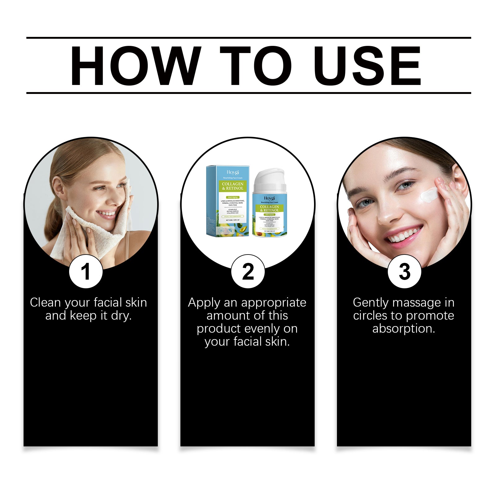 Collagen Facial Moisturizing Cream for Soft and Smooth Skin