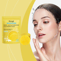 Turmeric Cleansing Facial Pads for Gentle Exfoliating Skin Care