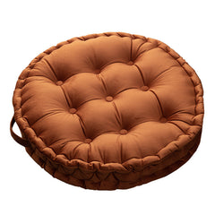 Nordic Plush Tufted Floor Cushion — Round Meditation & Shala Zafu