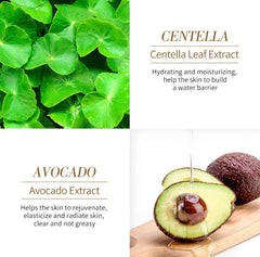 AvocaGlow Moisturizing Eye Mask Pads for Smooth Skin