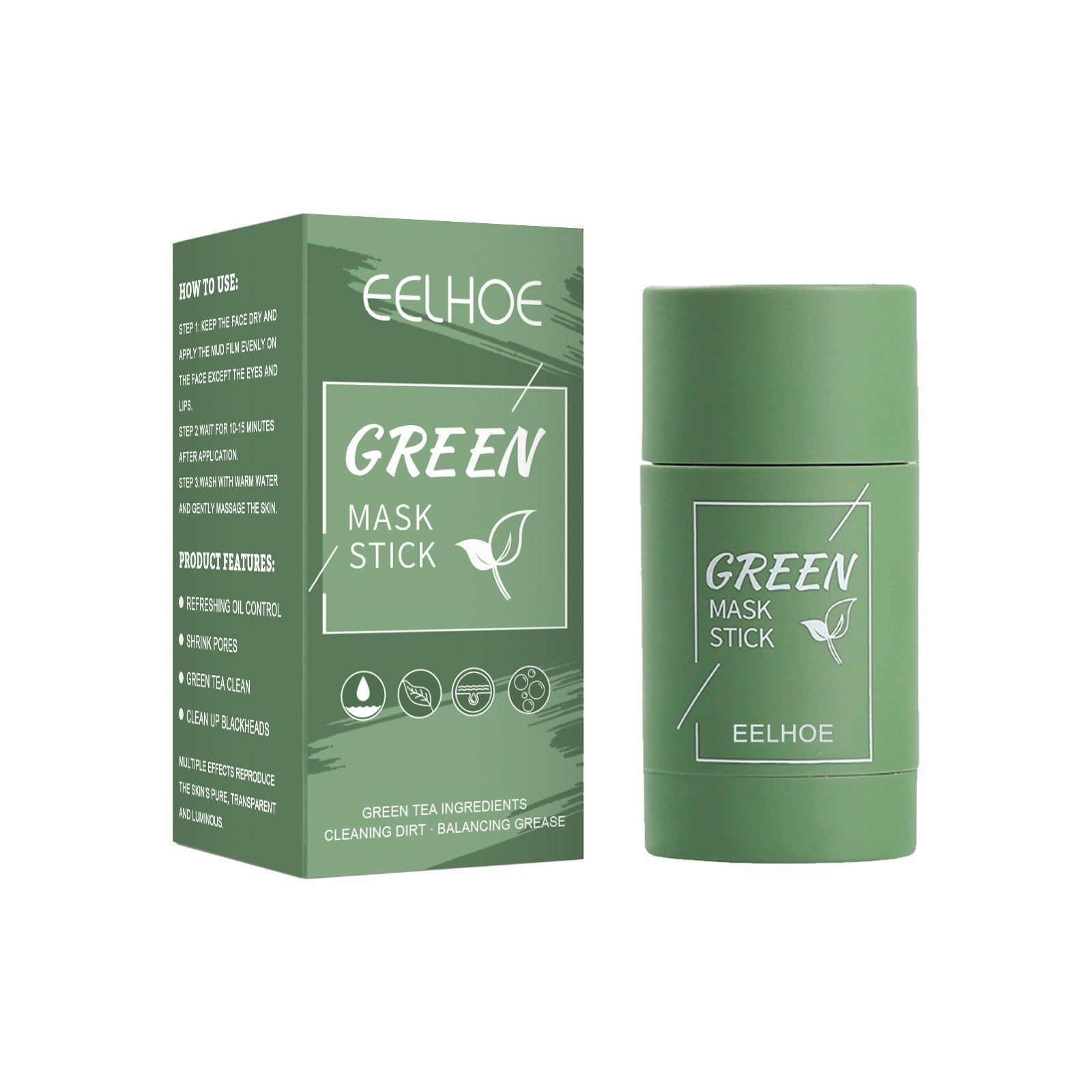 Green Tea Deep Cleansing Clay Mask Stick