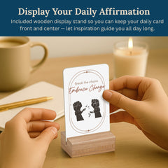 Recovery Affirmation Card Deck Inspirational Gift Set