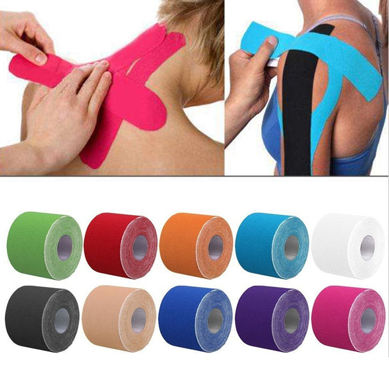 Kinesiology Athletic Tape Set with Muscle Support Scissors
