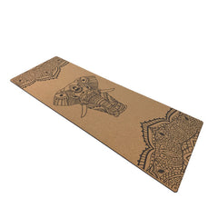 Rubber fitness mat