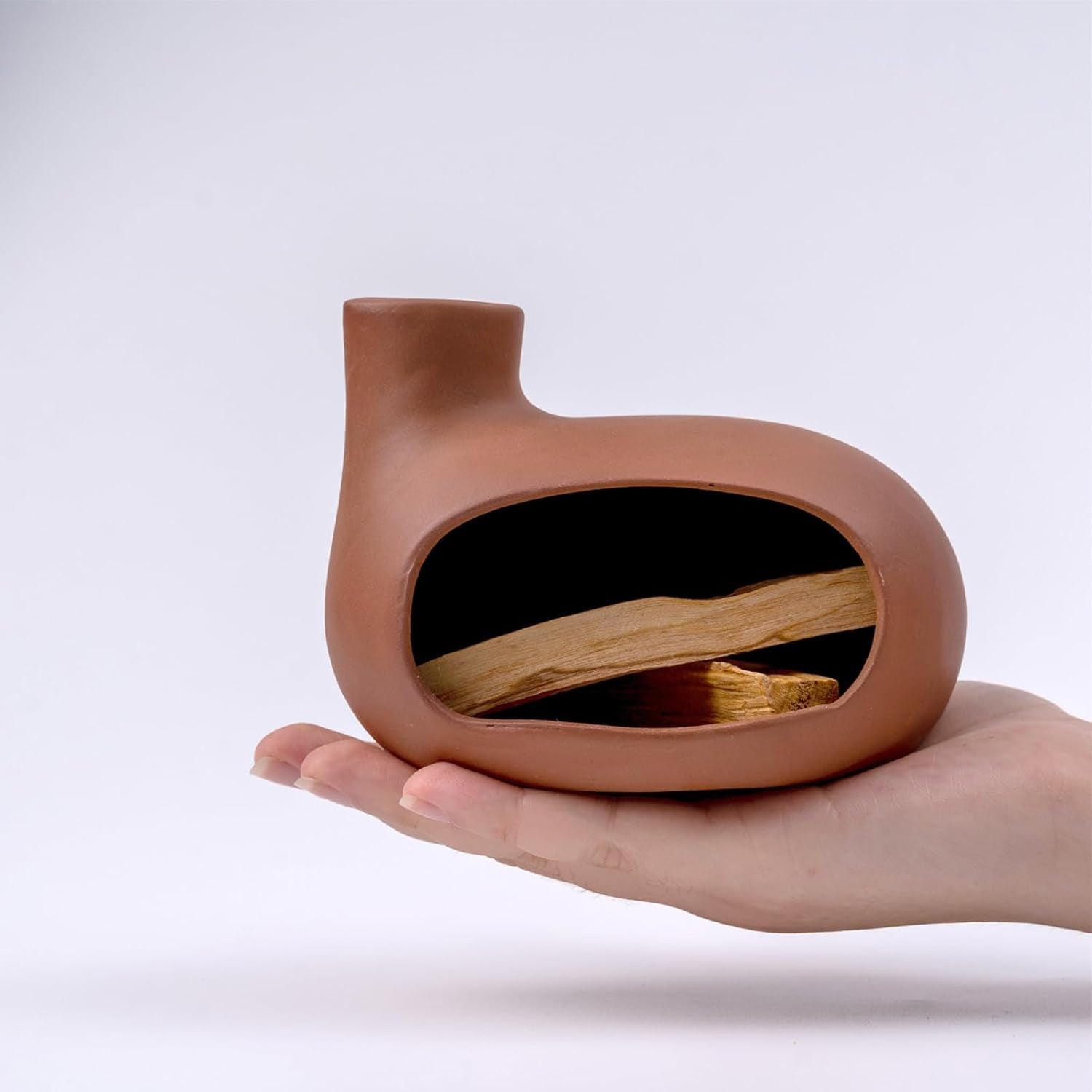 Ceramic Incense Burner Set with Palo Santo and Sage