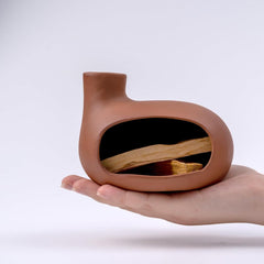 Ceramic Incense Burner Set with Palo Santo and Sage