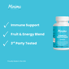 Complete Multivitamin and Immunity Boost Supplement Capsules