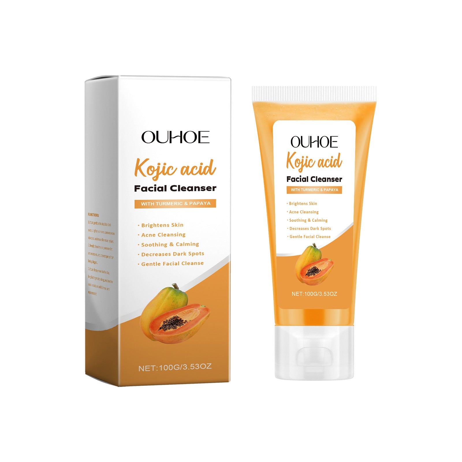 Papaya Facial Cleanser for Pore Cleansing and Hydration