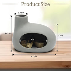 Ceramic Incense Burner Set with Palo Santo and Sage
