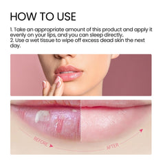 Moisturizing Lip Sleeping Mask for Smooth and Plump Lips
