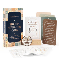 Recovery Affirmation Card Deck Inspirational Gift Set