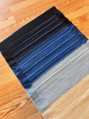 Hand-Loomed Organic Cotton Yoga Rug — Natural Botanical Dye Collection