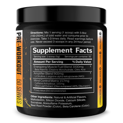 Pre-Workout Energy and Performance Supplement