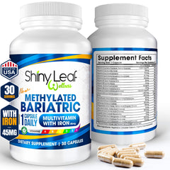 Methylated Bariatric Multivitamin with 45mg Iron Capsules