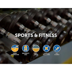 35KG Adjustable Dumbbell Weight Set for Home Fitness