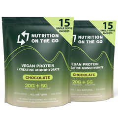 Vegan Protein Powder with Creatine Single-Serve Packets