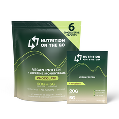 Vegan Protein Powder with Creatine Single-Serve Packets
