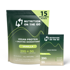 Vegan Protein Powder with Creatine Single-Serve Packets