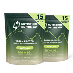 Vegan Protein Powder with Creatine Single-Serve Packets