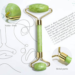 Jade Roller and Gua Sha Facial Beauty Tool Set