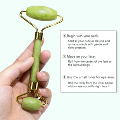 Jade Roller and Gua Sha Facial Beauty Tool Set