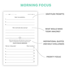 OneBook Undated Daily Planner Notebook and Journal