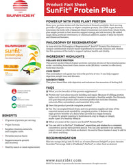 SunFit Protein Plus Vanilla Protein Powder by Sunrider